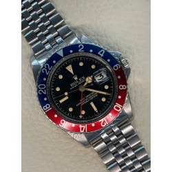 Rolex GMT-Master Exclamation Point Gilt PCG Jubilee - fat insert